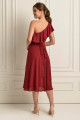 Vestido Festa Madrinha  Marsala   Midi Ladydress