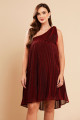Vestido de Festa Midi Marsala Lara Ladydress
