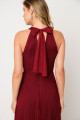 Vestido Festa Madrinha  Marsala  tule Longo Ladydress
