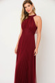 Vestido Festa Madrinha  Marsala  tule Longo Ladydress
