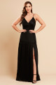 Vestido de Festa Longo Preto Donatela Ladydress