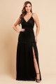Vestido de Festa Longo Preto Donatela Ladydress