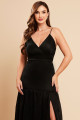 Vestido de Festa Longo Preto Donatela Ladydress