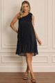 Vestido Festa Madrinha  Preto   Midi Ladydress