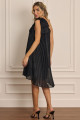Vestido Festa Madrinha  Preto   Midi Ladydress