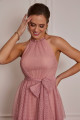 Vestido Festa Madrinha  Rosa   Longo Ladydress