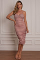 Vestido de Festa Midi Rosa Anita Ladydress