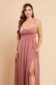 Vestido de Festa Longo Rose Tamires Ladydress