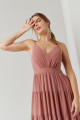 Vestido Festa Madrinha  Rose  Crepe Longo Ladydress