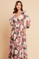 Vestido de Festa Longo Estampado Rose Érica Ladydress