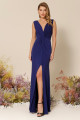 Vestido Festa Madrinha  Royal  decote v Longo Ladydress