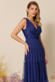 Vestido Festa Madrinha  Royal  Decote V Longo Ladydress