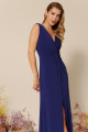 Vestido Festa Madrinha  Royal  decote v Longo Ladydress