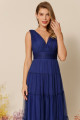 Vestido Festa Madrinha  Royal  Decote V Longo Ladydress
