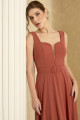 Vestido de Festa Longo Terracota Adriele Ladydress