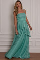 Vestido Festa Madrinha  Azul Tiffany   Longo Ladydress