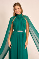 Vestido de Festa Longo Verde Escuro July Ladydress