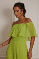 Vestido Festa Madrinha  Verde Lima   Longo Ladydress