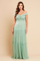 Vestido de Festa Longo Verde Menta Eloah Ladydress