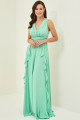 Vestido Festa Madrinha  Verde Menta   Longo Ladydress