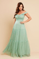 Vestido de Festa Longo Verde Menta Eloah Ladydress