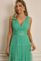 Vestido Festa Madrinha  Verde Menta   Longo Ladydress