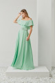 Vestido Festa Madrinha  verde menta   longo Ladydress