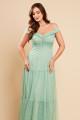 Vestido de Festa Longo Verde Menta Eloah Ladydress