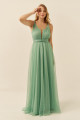 Vestido Longo Melanie Verde Menta