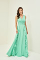 Vestido Festa Madrinha  Verde Menta   Longo Ladydress