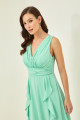 Vestido Festa Madrinha  Verde Menta   Longo Ladydress