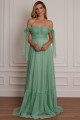 Vestido Festa Madrinha  Verde Menta   Longo Ladydress