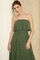 Vestido de Festa Longo Verde Oliva Stella Ladydress