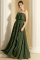 Vestido de Festa Longo Verde Oliva Stella Ladydress
