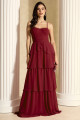 Vestido de Festa Longo Vinho Julie Ladydress