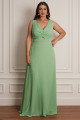 Vestido Festa Madrinha Plus Size Verde Menta   Longo Ladydress