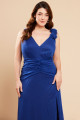 Vestido de Festa Longo Plus Size Azul Royal Kelly Ladydress