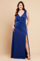 Vestido de Festa Longo Plus Size Azul Royal Kelly Ladydress