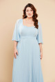 Vestido de Festa Longo Plus Size Azul Serenity Harper Ladydress