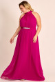 Vestido de Festa Longo Plus Size Fúcsia July Ladydress