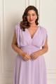 Vestido Festa Madrinha Plus Size Lavanda   Longo Ladydress