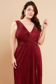 Vestido Longo Agatha Marsala Ladydress