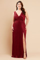 Vestido Longo Agatha Marsala Ladydress
