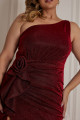 Vestido Festa Madrinha Plus Size Marsala   Longo Ladydress