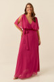 Vestido Festa Madrinha Plus Size Pink   Longo Ladydress