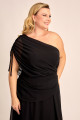 Vestido de Festa Longo Plus Size Preto Judy Ladydress