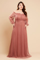 Vestido de Festa Longo Plus Size Rose Daniele Ladydress