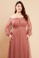 Vestido de Festa Longo Plus Size Rose Daniele Ladydress