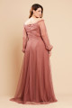 Vestido de Festa Longo Plus Size Rose Daniele Ladydress