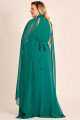 Vestido de Festa Longo Plus Size Verde Escuro July Ladydress